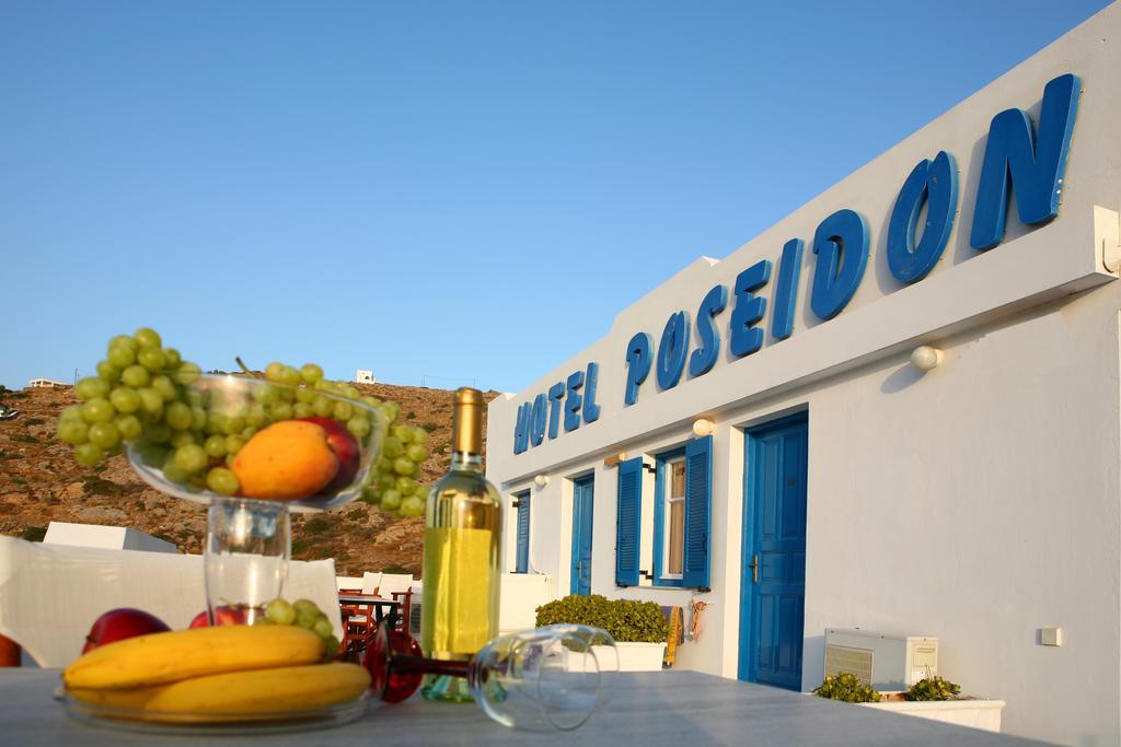 Poseidon Hotel イオス島 チョーラ エクステリア 写真